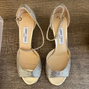 Jimmy Choo Sandals gold/silver